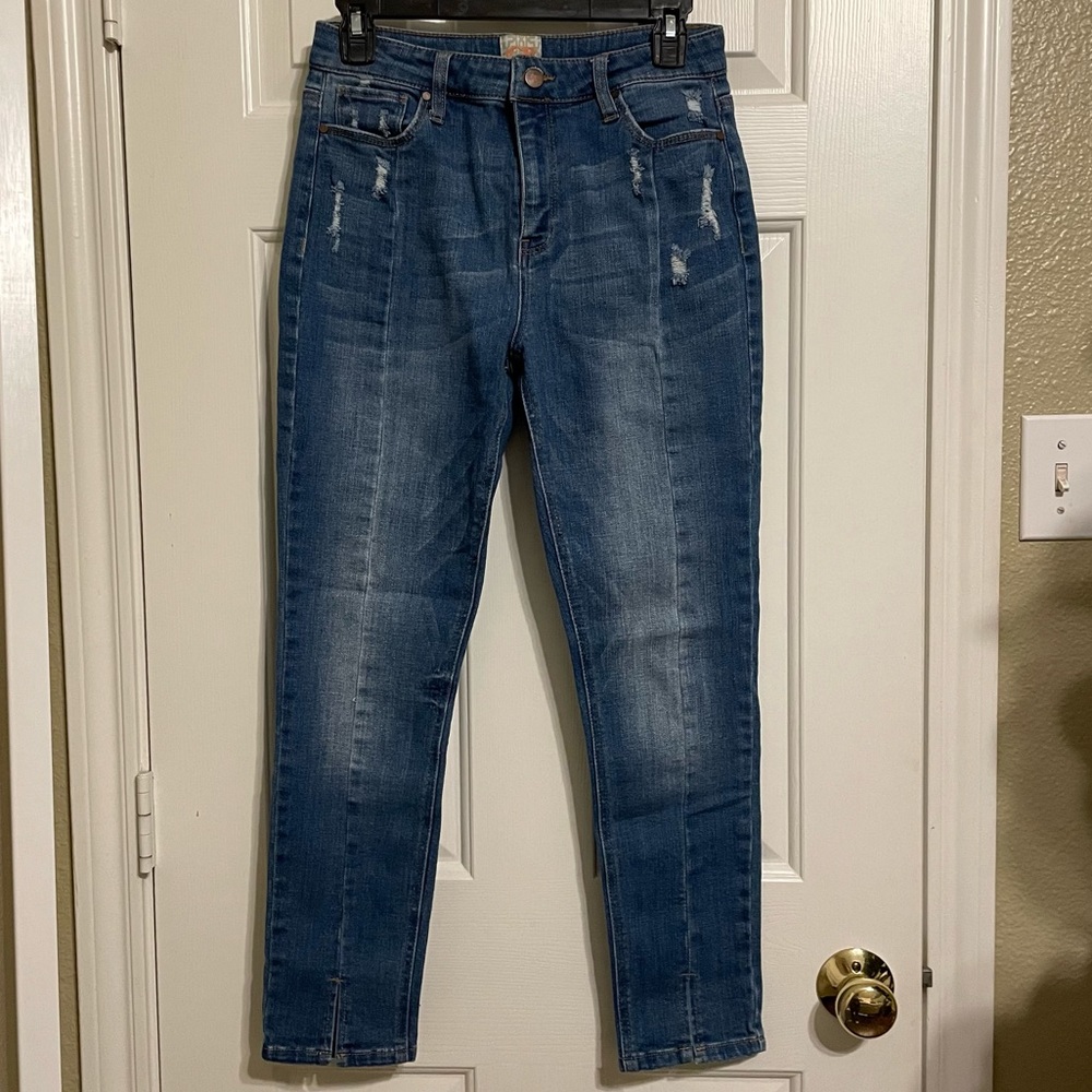 Gianni Bini High Waist Ankle Length Split Hem Jeans